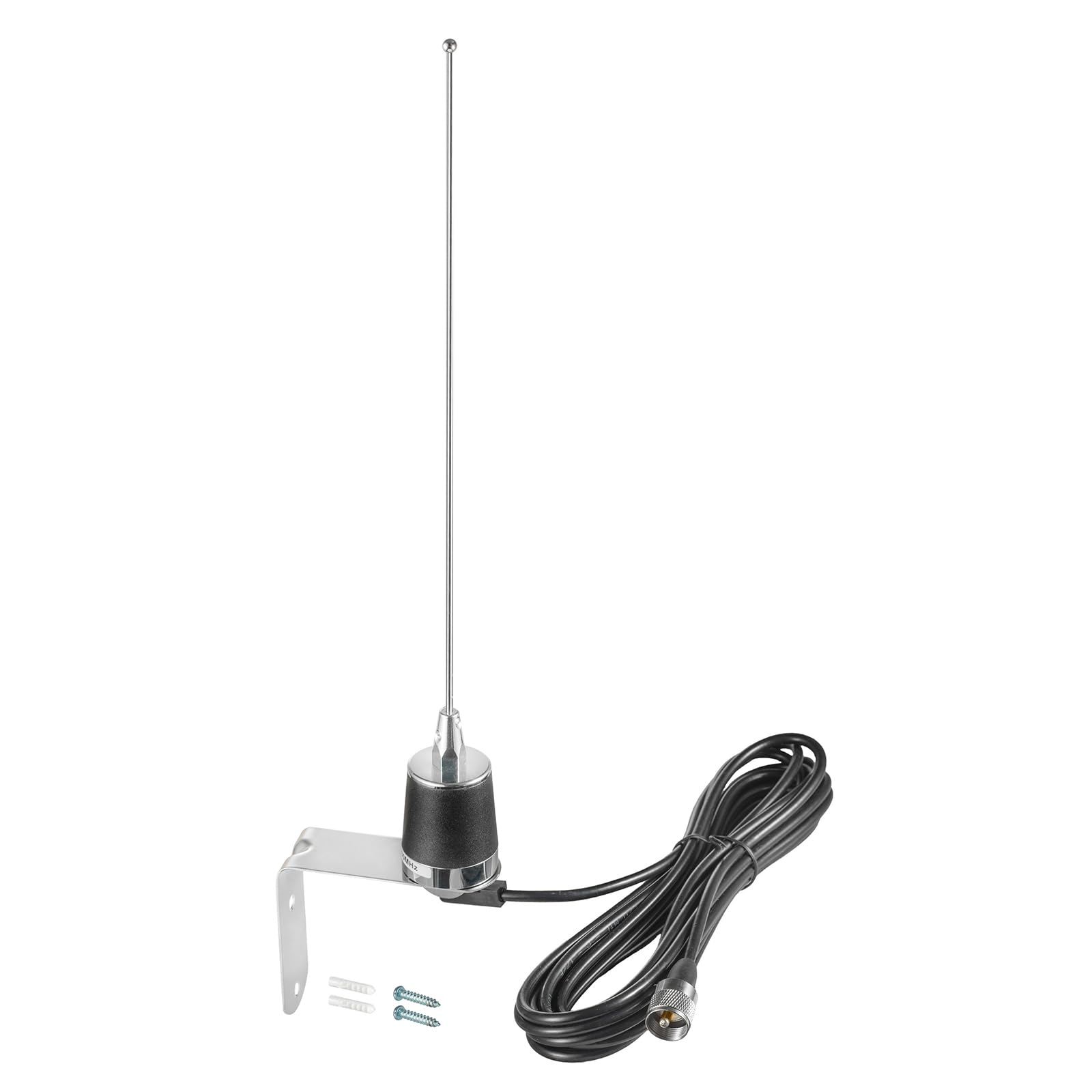 Stainless Steel Antenna Clip Bracket NMO Connector With 5M RG58 Cable for Mobile Radio Car Whip Communication Antennas